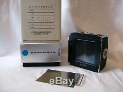 Hasselblad 500 CM with 60mm f3.5 CF Lens, A12 Film Back, Shade Near Mint in Boxes