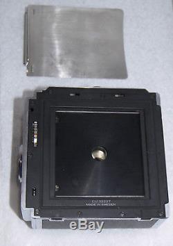 Hasselblad 500 C C/M A-12 black 6X6 film back plus Magazine 12 6X6 chrome film b