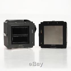 Hasselblad 500 C/M Medium Format SLR Camera With A12 Back Kiev Viewfinder