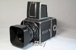 Hasselblad 500 C/M with C Planar T 80mm f2.8 lens and back