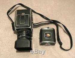 Hasselblad 500 C/M with accessories and two A12 film backs
