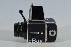 Hasselblad 500 C chrome with Zeiss 80mm f/2.8 T and 2 x matching A12 back CM