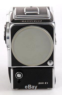Hasselblad 500 EL 24 Exp Back WithL Finder Batteries Charger COLLECTOR CONDITION