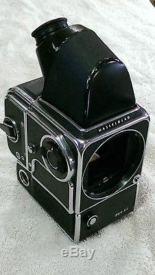Hasselblad 500 EL Medium Format SLR Film Camera w 45 degree finder and12 back