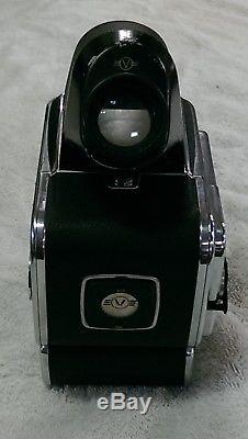 Hasselblad 500 EL Medium Format SLR Film Camera w 45 degree finder and12 back