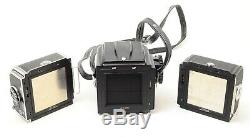 Hasselblad 500cm, 2 backs, accessories, book, used, 2 previous owners, very nice
