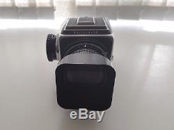 Hasselblad 500cm. Carl Zeiss 80mm 2.8 Lens. 1x Film Back