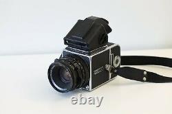 Hasselblad 500cm Carl Zeiss Planar 80mm CF Lens A12 Back PME Prism Finder