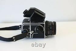 Hasselblad 500cm Carl Zeiss Planar 80mm CF Lens A12 Back PME Prism Finder