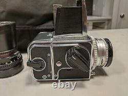 Hasselblad 500cm camera with 4 lenses, 2 backs, Domke bag. Used