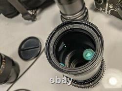 Hasselblad 500cm camera with 4 lenses, 2 backs, Domke bag. Used