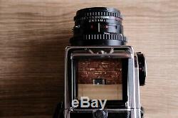Hasselblad 500cm with 80mm f2.8, 150mm f4, 2 x A12 Film Backs andClose Up Tube