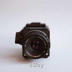 Hasselblad 501C Medium Format Film Camera + 80mm f/2.8 C + A12 Film Back + WLF