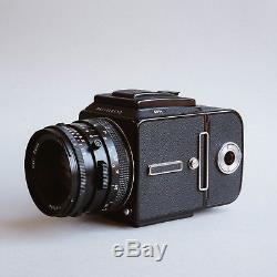 Hasselblad 501C Medium Format Film Camera + 80mm f/2.8 C + A12 Film Back + WLF