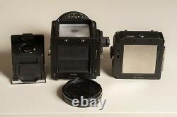 Hasselblad 501cm Film 80mm 2.8 Cb Lens A12 Back, Acute Matte D Grid Split Screen