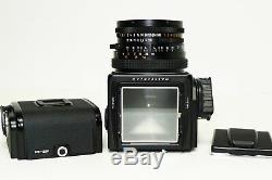 Hasselblad 503CW Black Body + 80mm f2.8 T CF Lens & A12 Film Back Outfit Minty