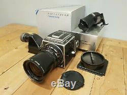 Hasselblad 503CW iso 3200 w 50mm f4 Distagon Waist Level Finder A12 Back & Prism