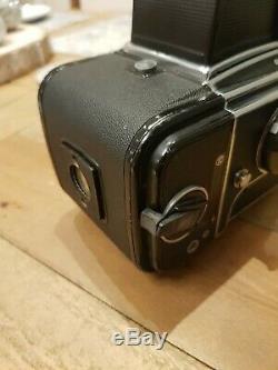 Hasselblad 503CW iso 3200 w 50mm f4 Distagon Waist Level Finder A12 Back & Prism