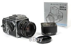 Hasselblad 503CX 6X6 Medium Format Camera with 80mm F2.8 CF Lens (WLF, A12 back)