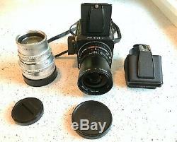 Hasselblad 503CX Camera Bundle A12 back 2 viewfinders and 50mm and 150mm lenses