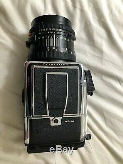 Hasselblad 503 CW bodychrome 80mm Planar CFE 2.8 Lens, A12 Back & PM45 + More