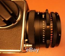 Hasselblad 503 CX Camera, CF T Planar 80mm f2.8 A24 Back Near Mint