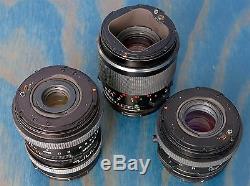 Hasselblad 503 CX Set 3 Lenses 3 Backs Shades Prism Filters Case