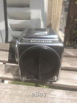 Hasselblad 503 CX + back + split screen viewfinder + waist finder with magnifier