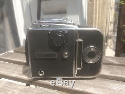 Hasselblad 503 CX + back + split screen viewfinder + waist finder with magnifier