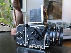 Hasselblad 503 CX with Planar T 80mm f2.8 A12 Film Back BEAUTIFUL condition