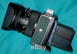 Hasselblad 903 SWC with 41050 Focusing screen, WLF, A12 & A24 Backs