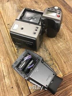 Hasselblad H1 body HV90x Viewfinder & HM 16-32 Film Back Works perfect