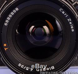 Hasselblad Swc/m Chrome 38mm Biogon Cf T Camera +a12 Film Back +finder +16 Mask