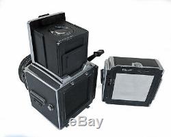 Hasselblad camera 500cm + 80mm lens and 120 back