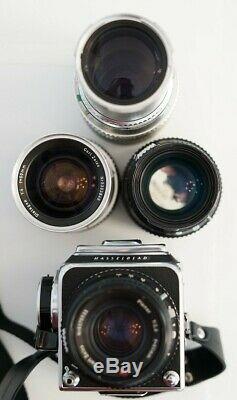 Hassleblad 500 C Complete Kit with 4 lenses and 2 backs and strap