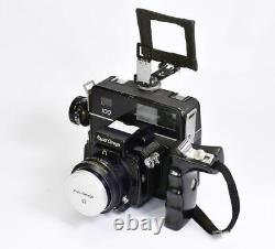 Koni-Omega Rapid 100 Tested 6x7cm Film Camera 90mm f3.5 Super Omegon + 3 Backs