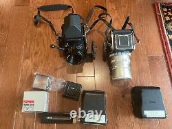 Large Lot Kowa 6 And Super 66 2 Lenses 2 Extra Backs, Focus Screen, View Finder