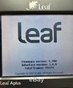 Leaf Aptus 22 Digital Back for Mamiya, Phase One 645 AF DF Camera