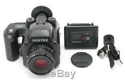 Lens NEAR MINTPentax 645N & SMC A 75mm f2.8 + 120 Film Back x2 from Japan 422
