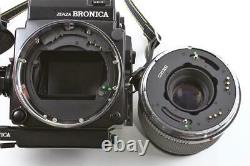 MINT! Bronica ETRSi AE-II with Macro Zenzanon PE 100mm f/4 Lens, Two Backs, Grip