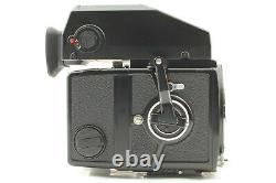 MINT+++ Bronica ETR S Camera Body AE-II Finder PE 75mm Lens 120 back x2 JAPAN