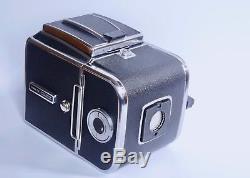 MINT Hasselblad 500 C/M Medium Format camera with A12/back/Waist level Finder