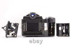 MINT LENS Pentax 645 + SMC A 45mm f/2.8 + 120 Film Back with Lens Cap From JPN