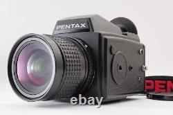 MINT LENS Pentax 645 + SMC A 45mm f/2.8 + 120 Film Back with Strap From Japan