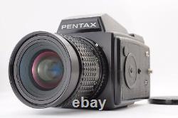 MINT LENS Pentax 645 + SMC A 45mm f/2.8 Lens + 120 Film Back with Cap From JPN