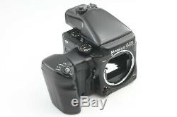 MINT MAMIYA 645 Pro AE Finder With Sekor C 55mm F2.8 Grip 120 Film Back x2 208
