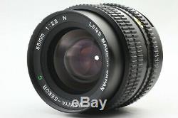 MINT MAMIYA 645 Pro AE Finder With Sekor C 55mm F2.8 Grip 120 Film Back x2 208