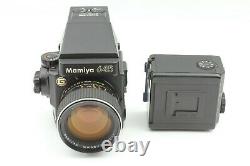 MINT? Mamiya 645 Super AE Finder 120Back with Sekor C 80mm f1.9 From Japan #1196