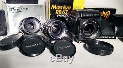 MINT+ Mamiya RB67 Pro S Collector Quality, 2 Lenses, Prism, SD Back, & More