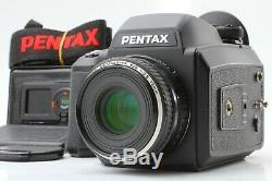 MINT Pentax 645N II Nll + SMC Pentax FA 75mm f/2.8 120 Back x2 from JAPAN #G52